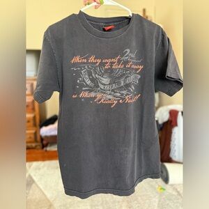 VTG Y2K 2nd Amendment shirt / medium / unisex